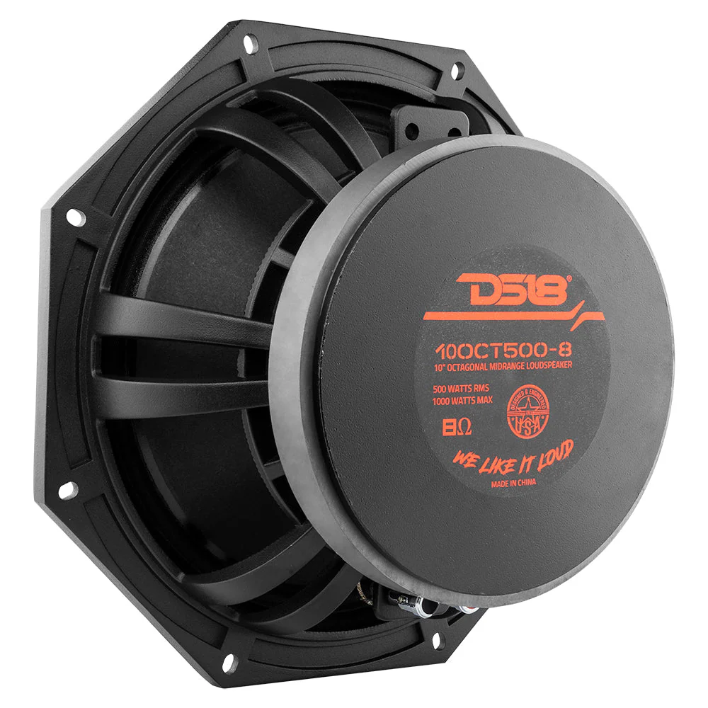 10OCT500-8 Octagonal 10" Mid-Range Loudspeaker 500 Watts Rms 8-Ohm - Image 3