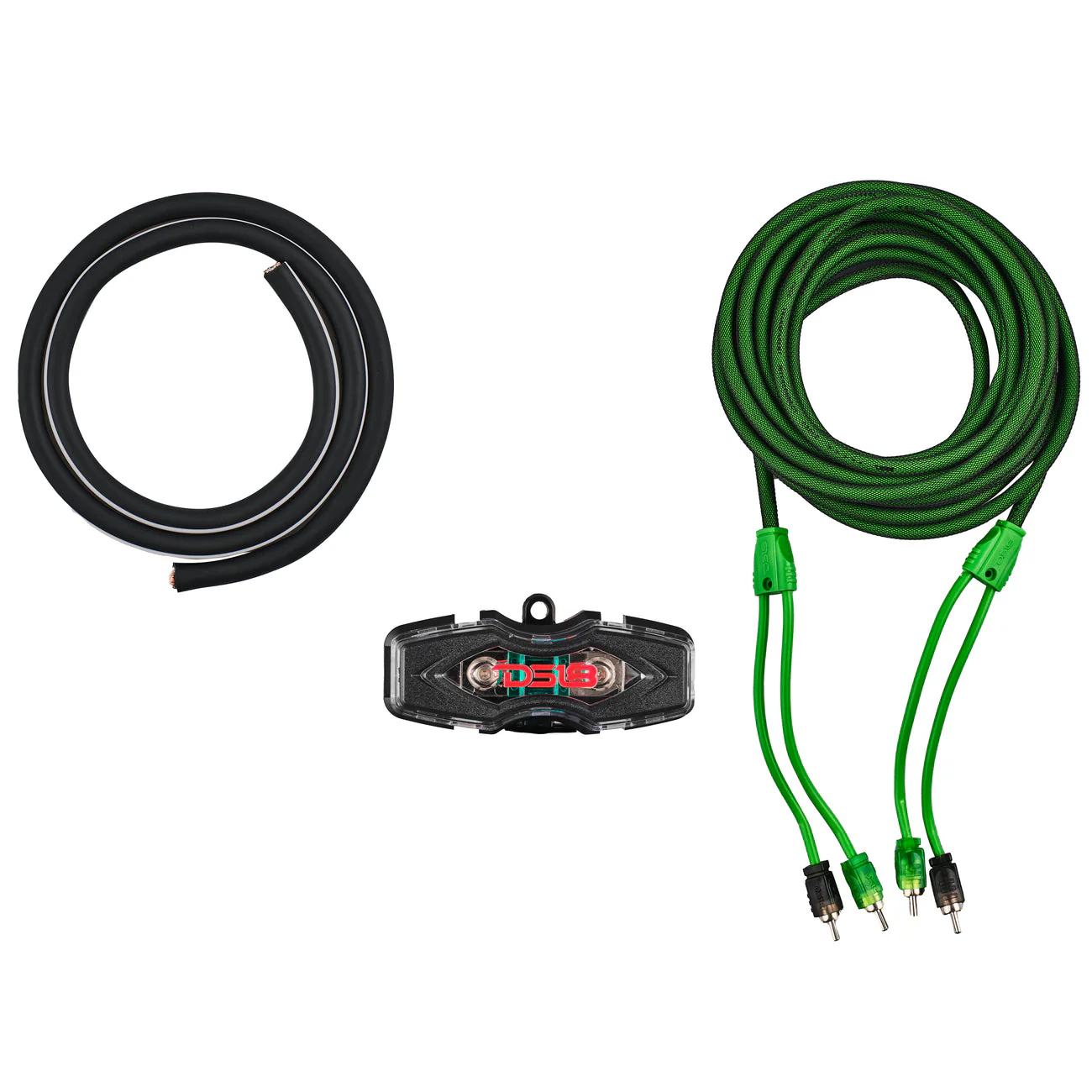 AKIT4.GR 4-GA Amplifier Installation Kit -Green - Image 5