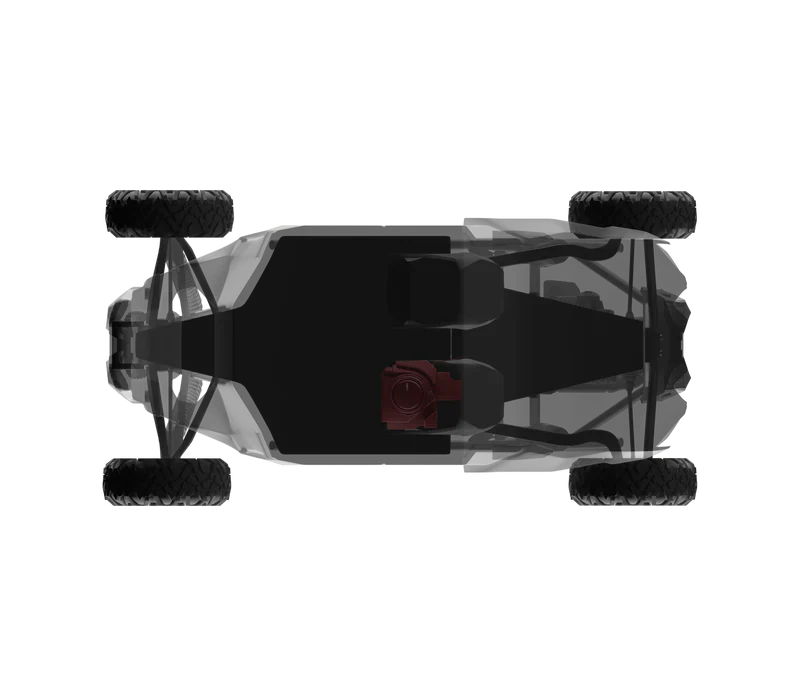 CA-X3BASS/D Can-Am Maverick X3 12" Under Seat Subwoofer Enclosure Driver Side - PSW12.4D Shallow Water Resistant Subwoofer Included - Image 6