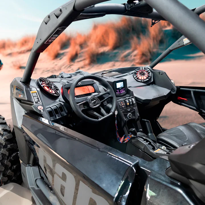 CA-X3DS6LD Can-Am Maverick X3 Dashboard Panel Loaded with 6.5" Speaker and RGB Lights - Image 8