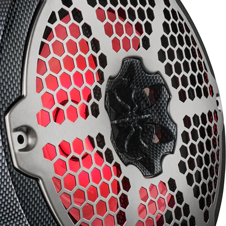 CF-8M NXL 8" 2-Way Coaxial Marine Speaker With LED RGB Lights 125 Watts Rms 4-Ohm - Black Carbon Fiber - Image 8