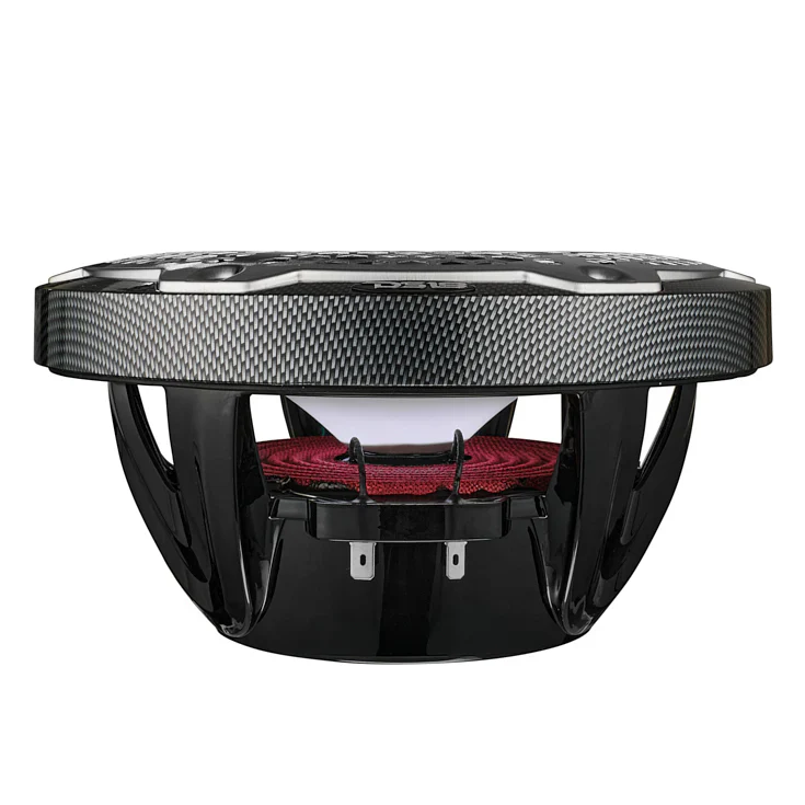 CF-8M NXL 8" 2-Way Coaxial Marine Speaker With LED RGB Lights 125 Watts Rms 4-Ohm - Black Carbon Fiber - Image 9
