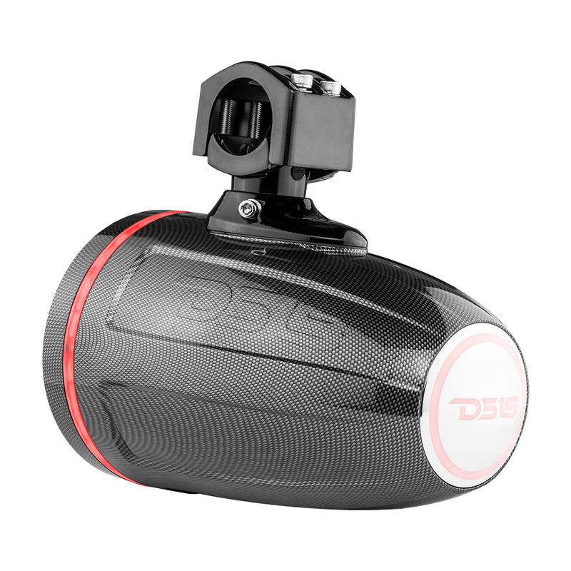 CF-X6TP NXL 6.5" Marine and Powersports Towers LED RGB Lights 100 Watts Rms - Black Carbon Fiber - Image 6