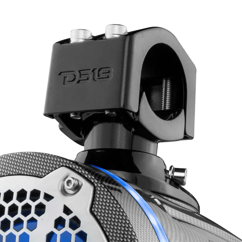 CF-X6TPNEO NXL 6.5" Neodymium Marine and Powersports Towers with Built-in Passive Radiator, 1" Driver and LED RGB Lights 150 Watts Rms -Black Carbon Fiber - Image 3