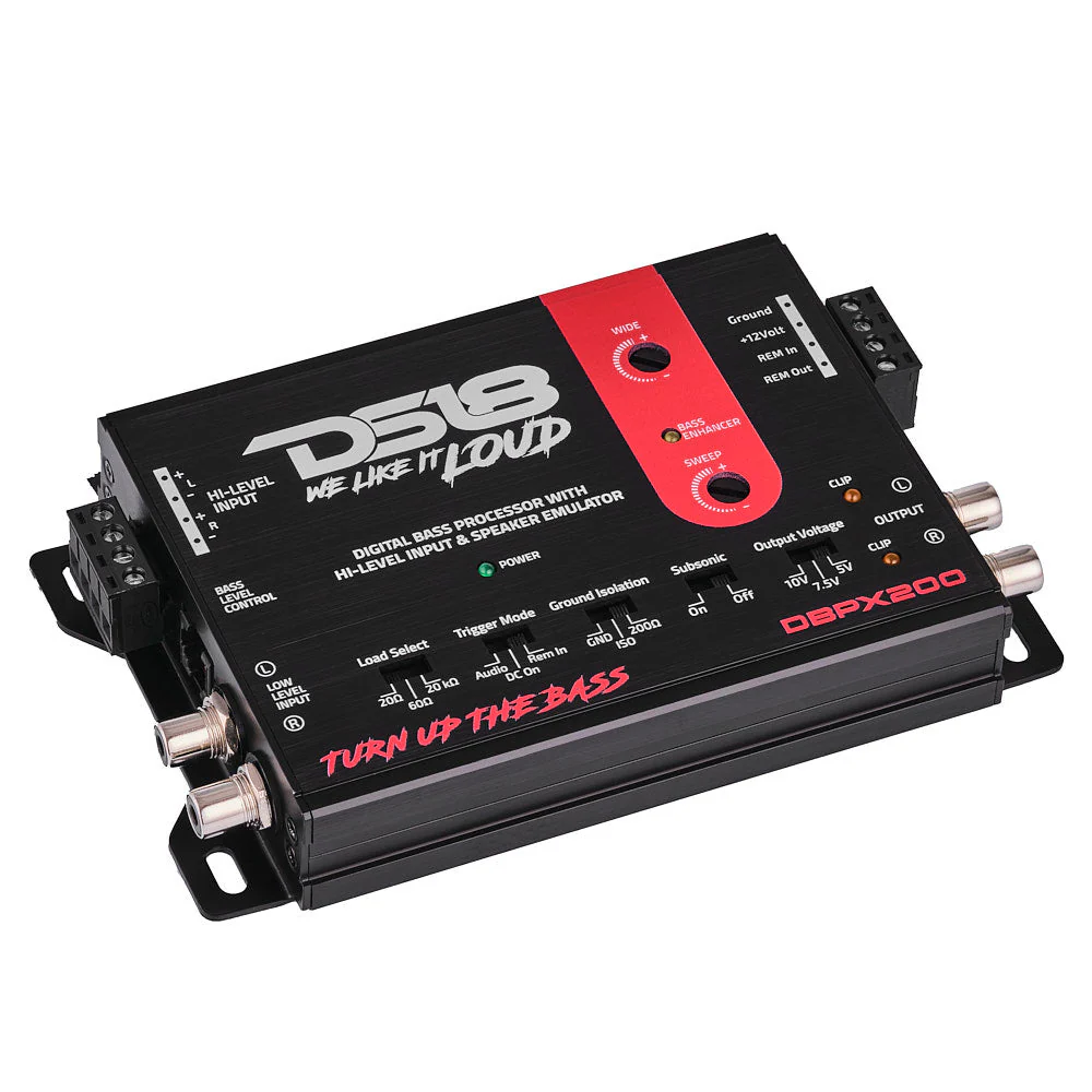 DBPX200 Digital Bass Processor With Hi to Low Signal Converter &amp; Speaker Emulator - Image 2