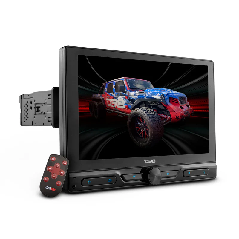 DDX10.5ADX 10.5" Floating Rotating Swivel Modular Touchscreen Mechless Single-DIN Headunit with Bluetooth, Mirror Link, USB, Gps and Android 10 (4x64GB) - Image 8