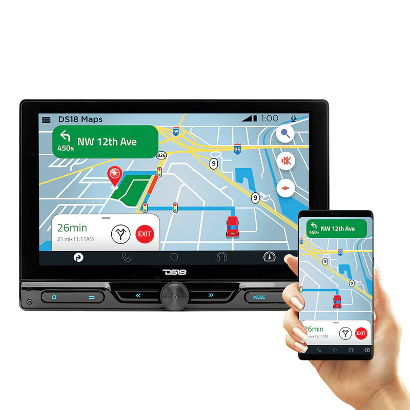 DDX10.5ML 10.5" Floating Adjustable Modular Touchscreen Mechless Single-DIN Head Unit with Bluetooth, Mirror Link and USB - Image 5