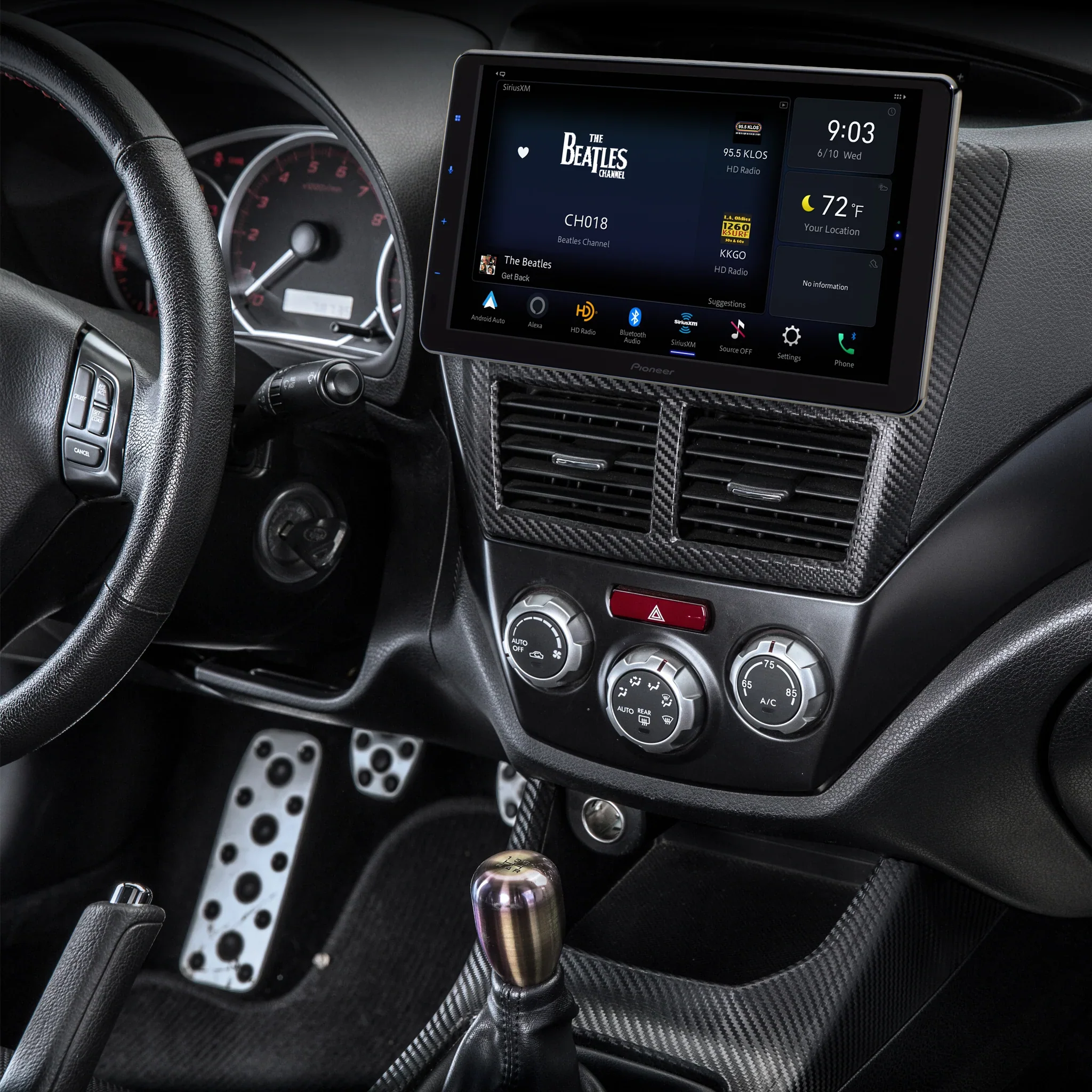 DMH-WT8600NEX PIONEER MULTIMEDIA RECEIVER WITH 10.1 HDCAPACITIVE TOUCH FLOATING DISPLAY - Image 3