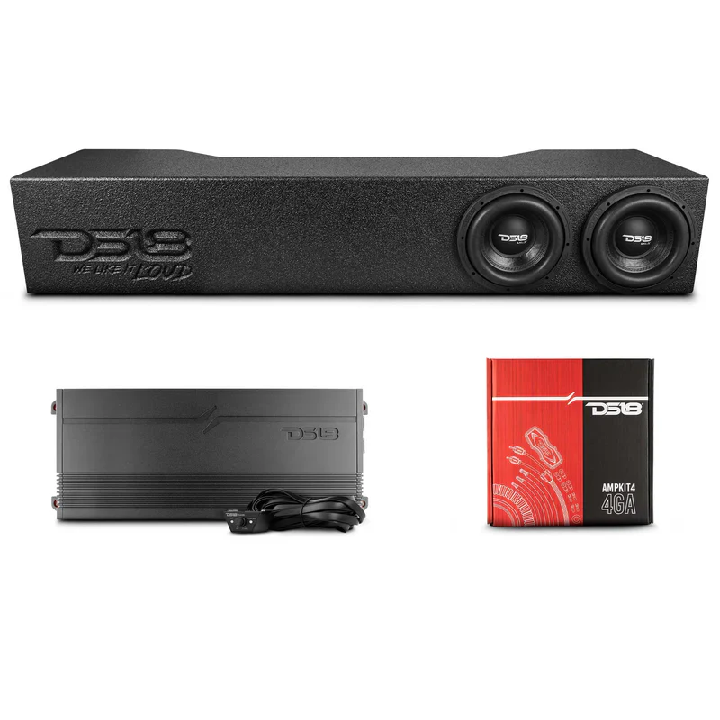 EBM-FFPRAM19-2X8.LDPKG Loaded 2 x 8" Subwoofer Enclosure for 2019 – 2024 RAM Trucks