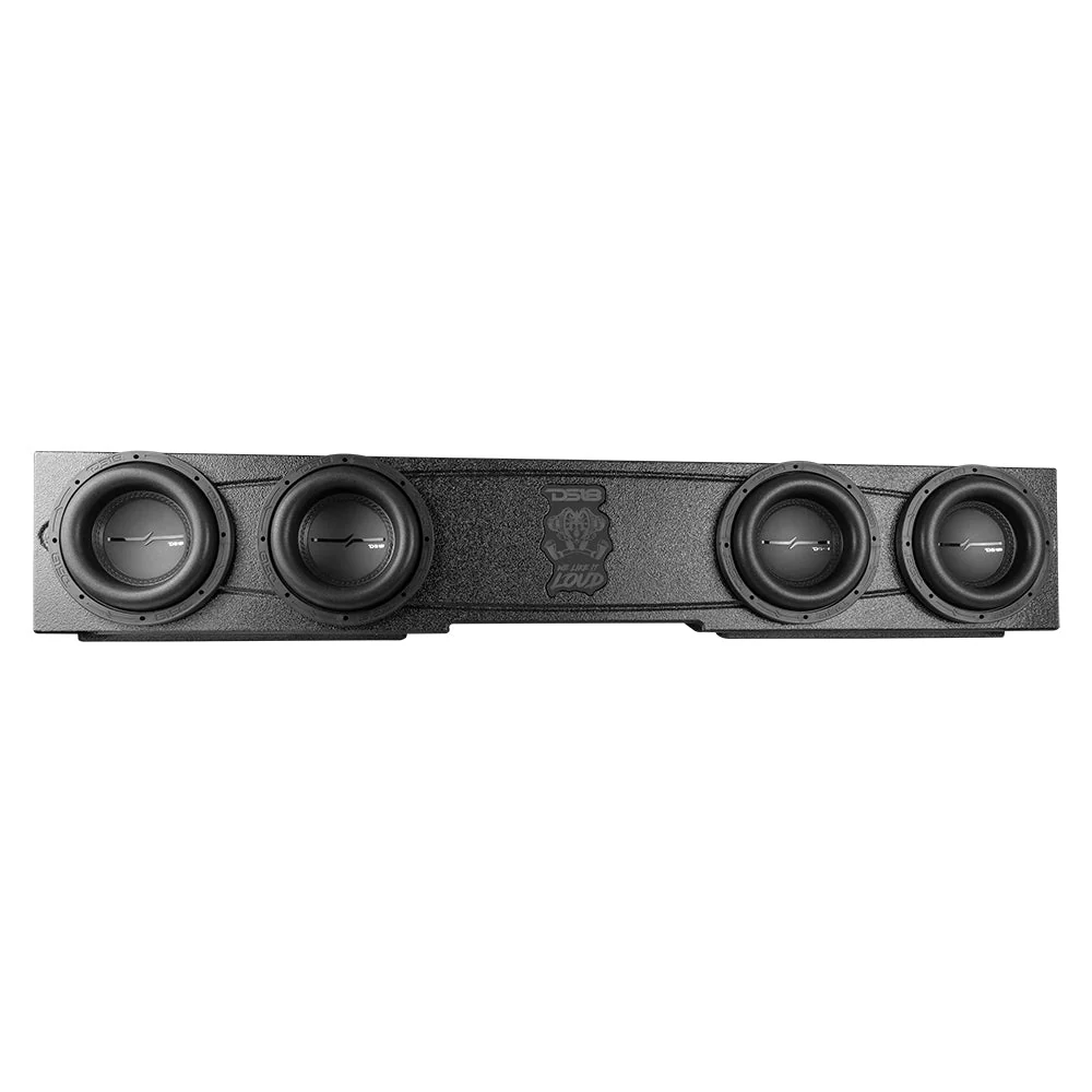 ENS-CHEVY14-4X8 Quad 8" Ported Subwoofer Enclosure For CHEVY Silverado and GMC Sierra Crew Cab 4 Door 14-18 - Image 2