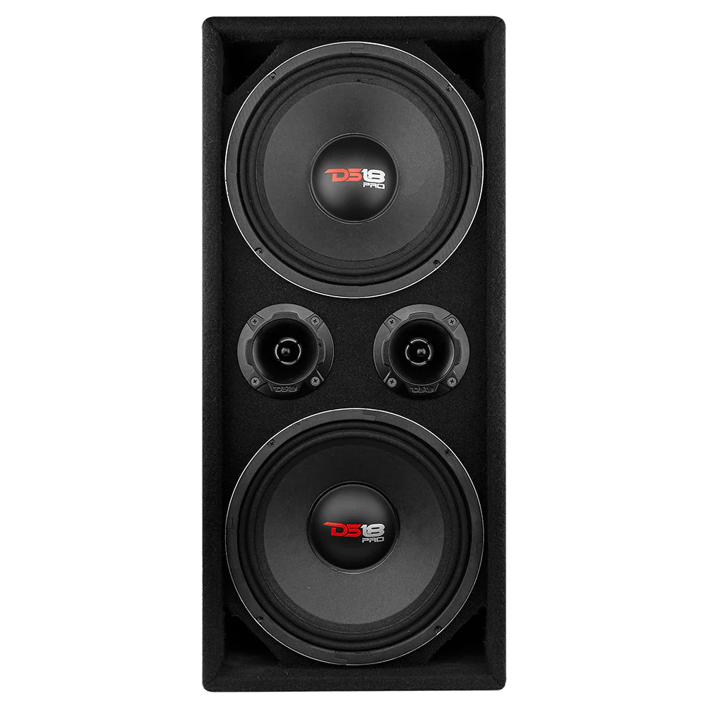 ENS-PRO-CHX102A.LD Dual 10" Loaded Ported Voceteo box - Image 2