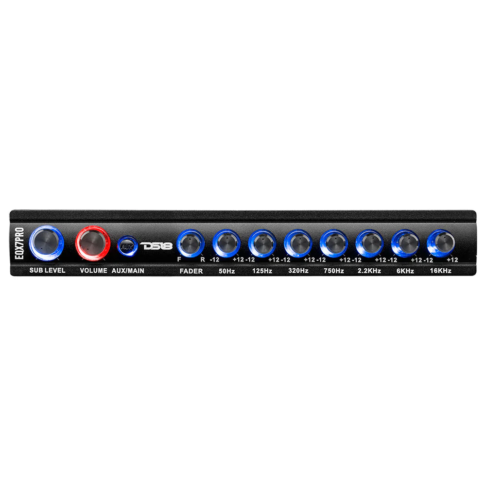 EQX7PRO High Volt 7-Band Equalizer with High Level Input, Auto Turn On And High Volt LED Indicator - Image 3