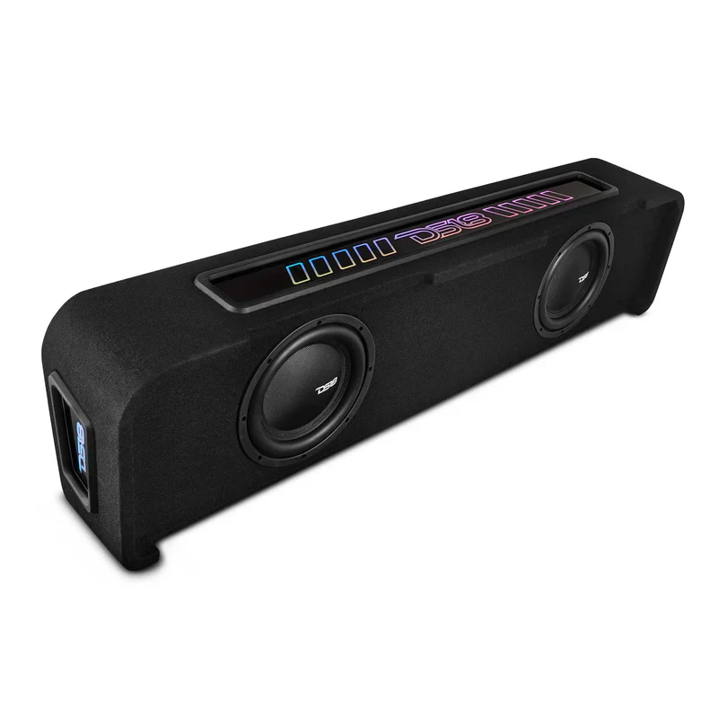 EXCL-FORDBASS.DF/17-UP.LDPKG Ford F-150 Down Firing Loaded Subwoofer Enclosure with Dream LED Lights, Amplifier and Wiring Kit - Image 2