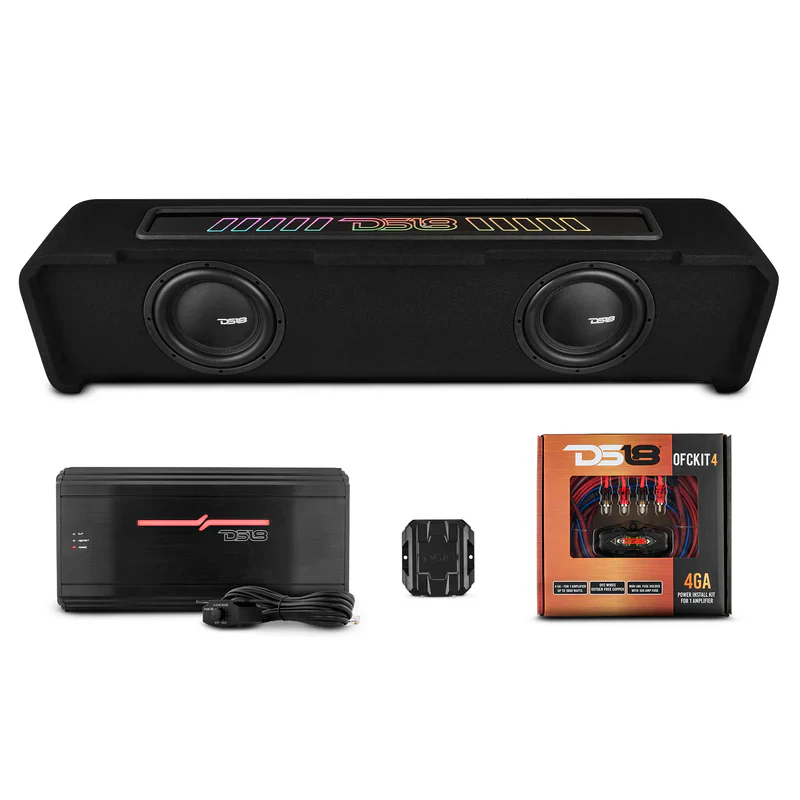 EXCL-FORDBASS.DF/17-UP.LDPKG Ford F-150 Down Firing Loaded Subwoofer Enclosure with Dream LED Lights, Amplifier and Wiring Kit - Image 3