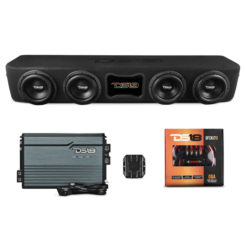 EXCL-FORDBASS.FF/17-UP-LDPKG Ford F-150 Forward Firing Loaded Subwoofer Enclosure with Dream LED Lights, Amplifier and Wiring Kit - Image 3