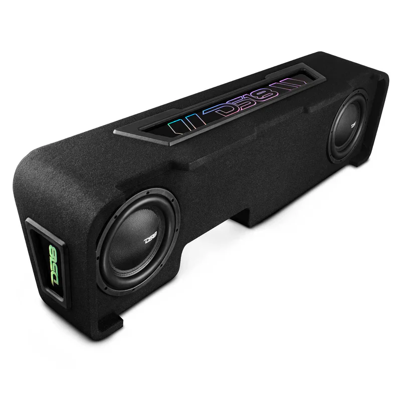 EXCL-SILVERADOBASS.DF/22-UP.LDPKG Chevy Silverado Down Firing Subwoofer Enclosure with Dream LED Lights, Amplifier and Wiring Kit - Image 6