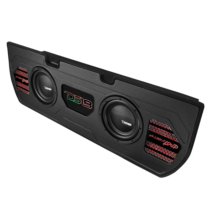 EXCL-TUNDRABASS1.LDPKG Exclusive Dual 10" Sealed Subwoofer Enclosure Package for 22-Up Toyota Tundra 1200 Watts Rms - Image 2