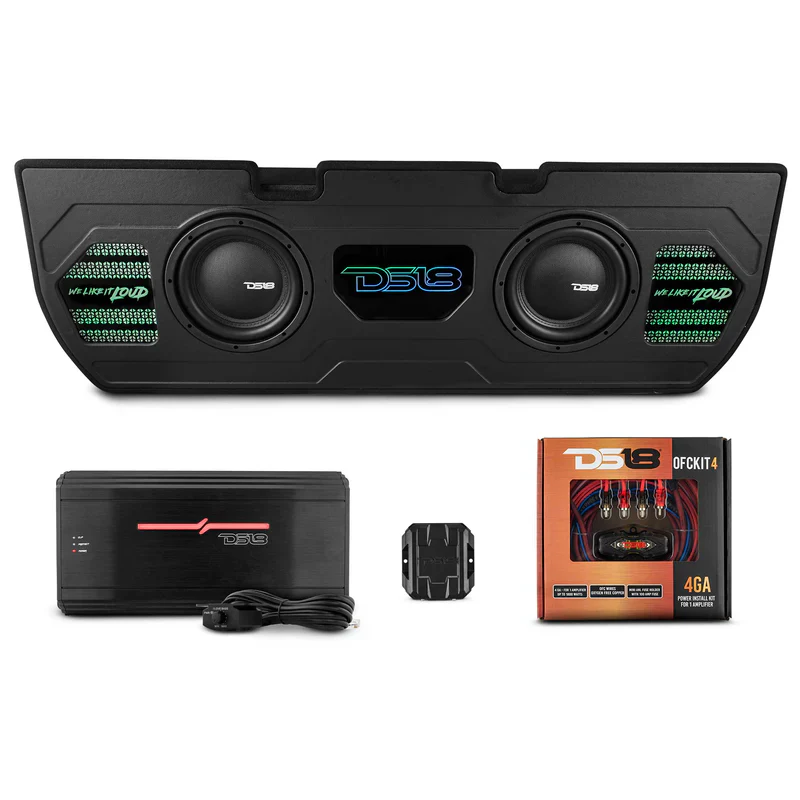 EXCL-TUNDRABASS1.LDPKG Exclusive Dual 10" Sealed Subwoofer Enclosure Package for 22-Up Toyota Tundra 1200 Watts Rms - Image 3