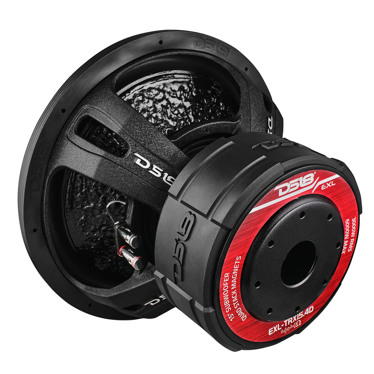 EXL-TRX15.4D 15” Subwoofer Quad Stack with Reinforced Cone 3000 Watts RMS 4” Dvc 4-Ohm - Image 7