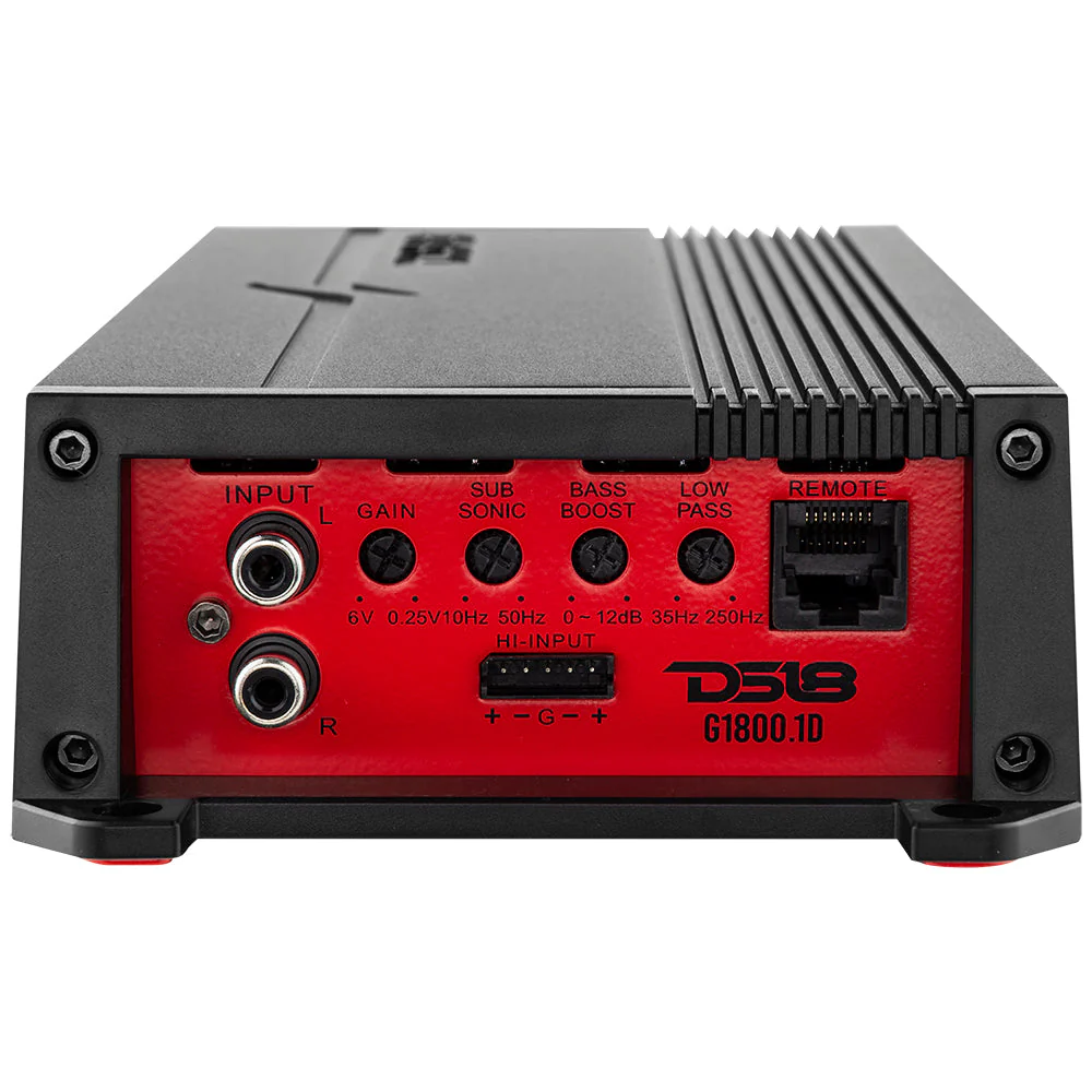G1800.1D GEN-X Class D 1-Channel Amplifier 600 Watts Rms @ 1-Ohm - Image 5