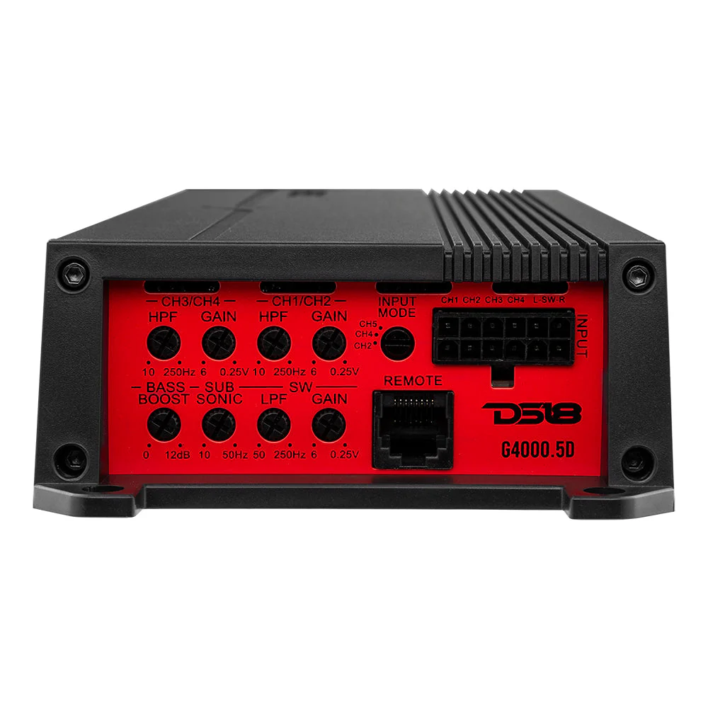 G4000.5D GEN-X 5-Channel Class D Amplifier 130 x 4 @ 4-Ohm + 900 x 1 @ 1-Ohm Watts Rms - Image 5