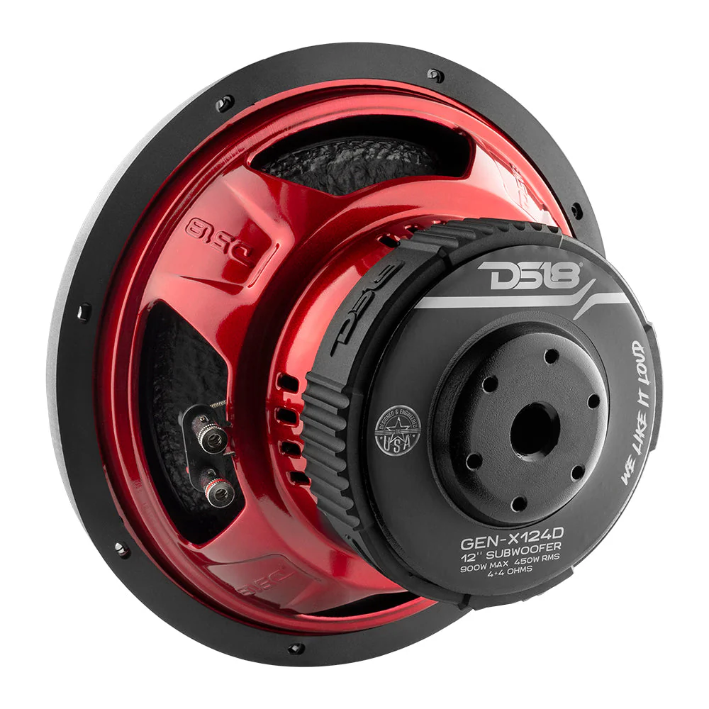 GEN-X124D 12" Subwoofer 450 Watts Rms DVC 4-Ohm - Image 4