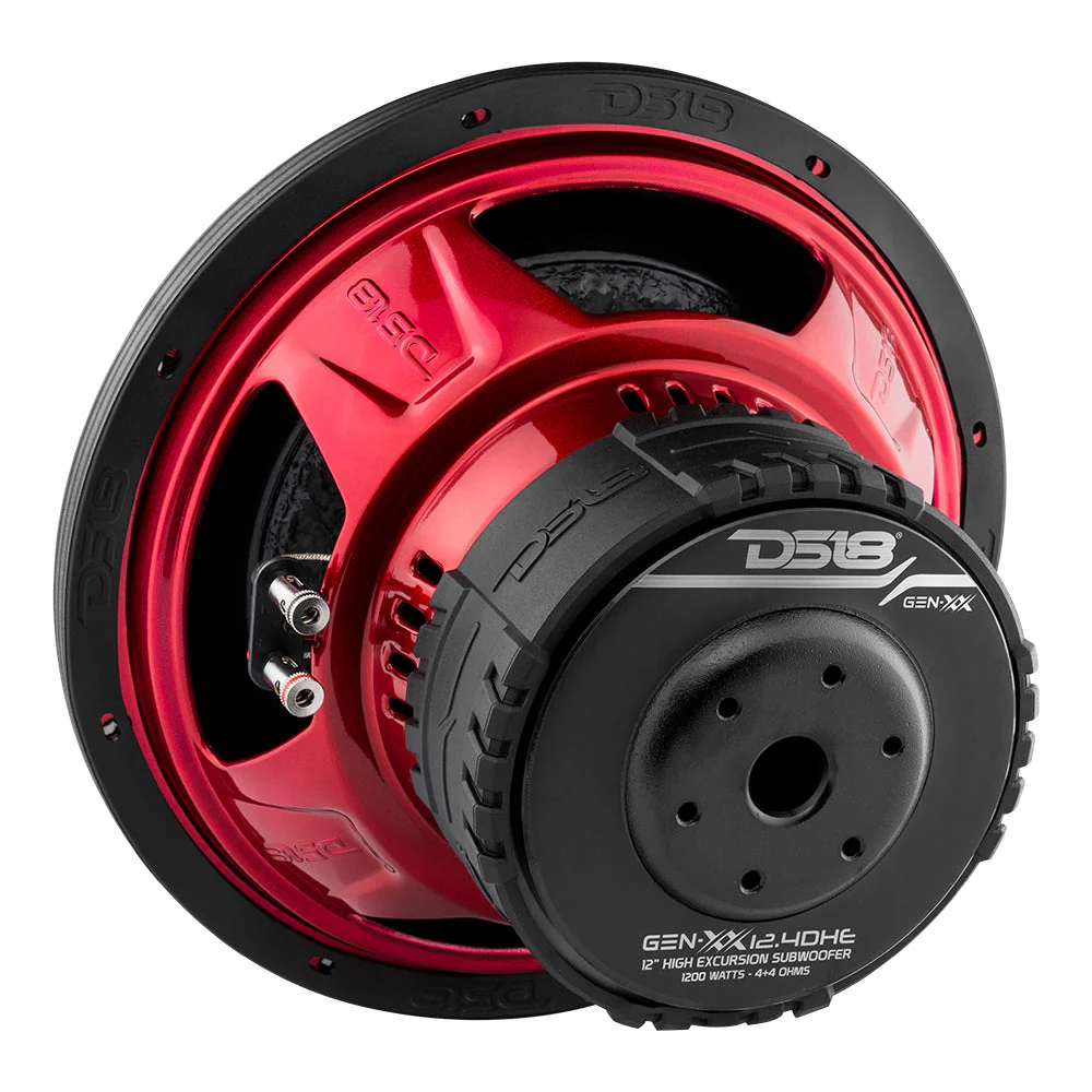 GEN-XX12.4DHE 12" High Excursion Subwoofer Double Stacked Magnets 600 Watts Rms DVC 4-Ohm - Image 4