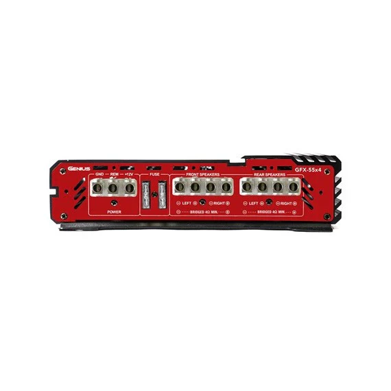 GFX-55x4 CLASS A/B AMPLIFIER 4 CHANNEL FOX SERIES 1200 W MAX/ 55 WRMS X 4 CH STABLE 2 OHM STEREO - Image 2