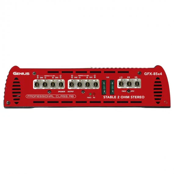 GFX-75x4 CLASS A/B AMPLIFIER 4 CHANNEL FOX SERIES 1800 W MAX/ 75 WRMS X 4 CH STABLE 2 OHM STEREO - Image 3