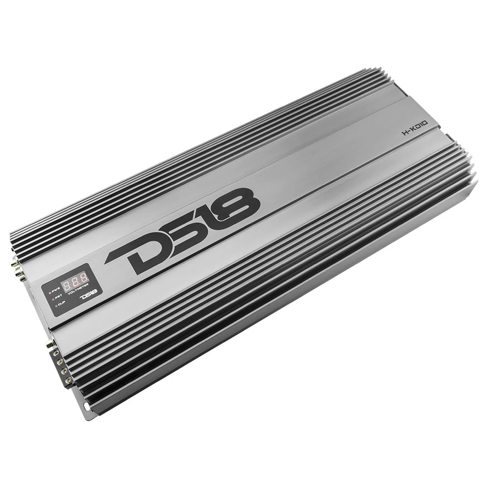 H-KO10 HOOLIGAN KO Black 1-Channel Amplifier with Voltmeter 10000 Watts Rms @ 1-Ohm Made In Korea - Image 14