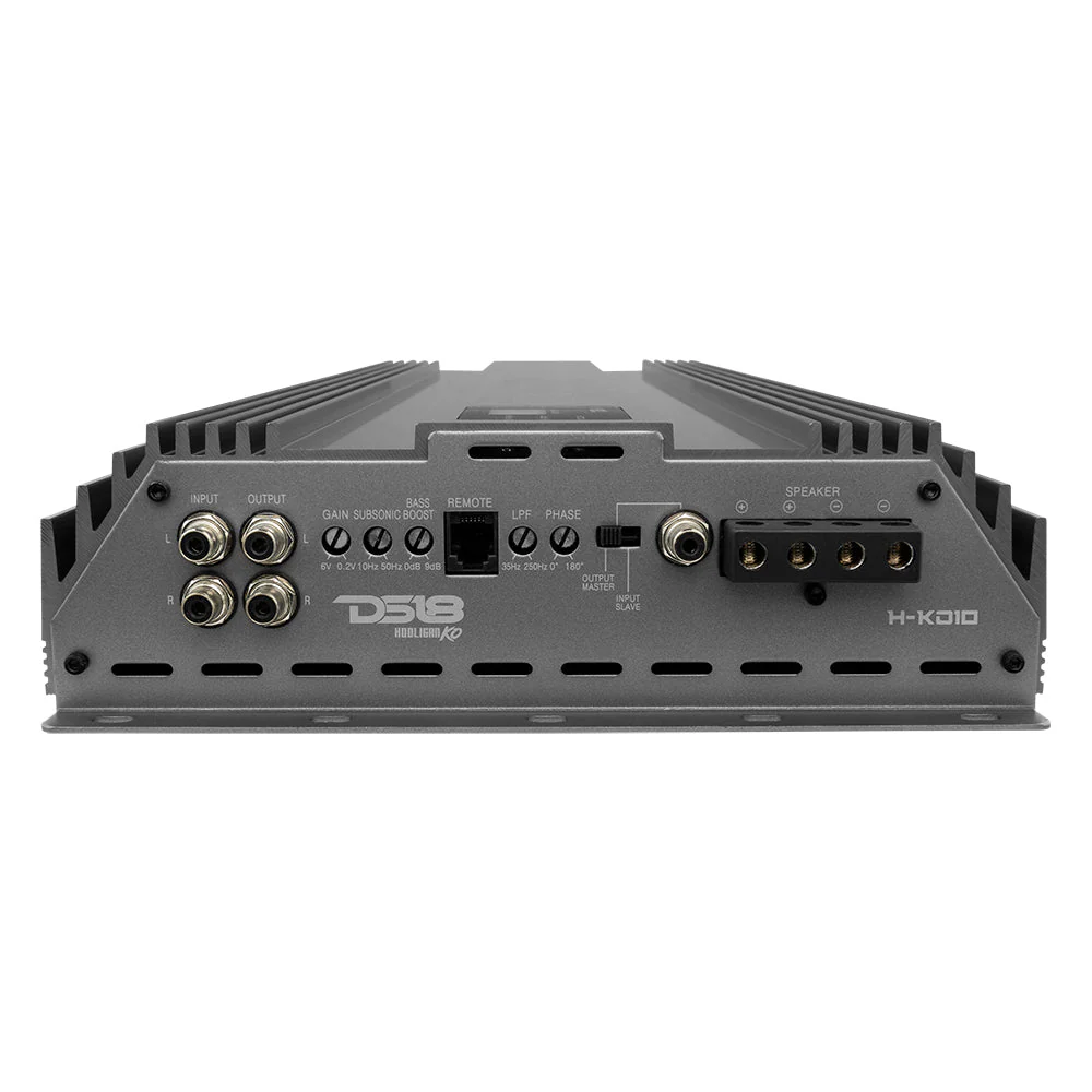 H-KO10 HOOLIGAN KO Black 1-Channel Amplifier with Voltmeter 10000 Watts Rms @ 1-Ohm Made In Korea - Image 15