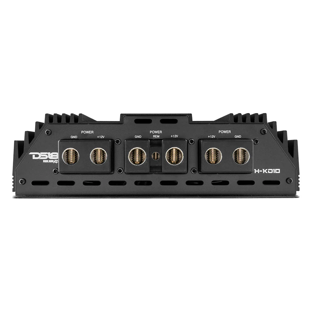 H-KO10 HOOLIGAN KO Black 1-Channel Amplifier with Voltmeter 10000 Watts Rms @ 1-Ohm Made In Korea - Image 4