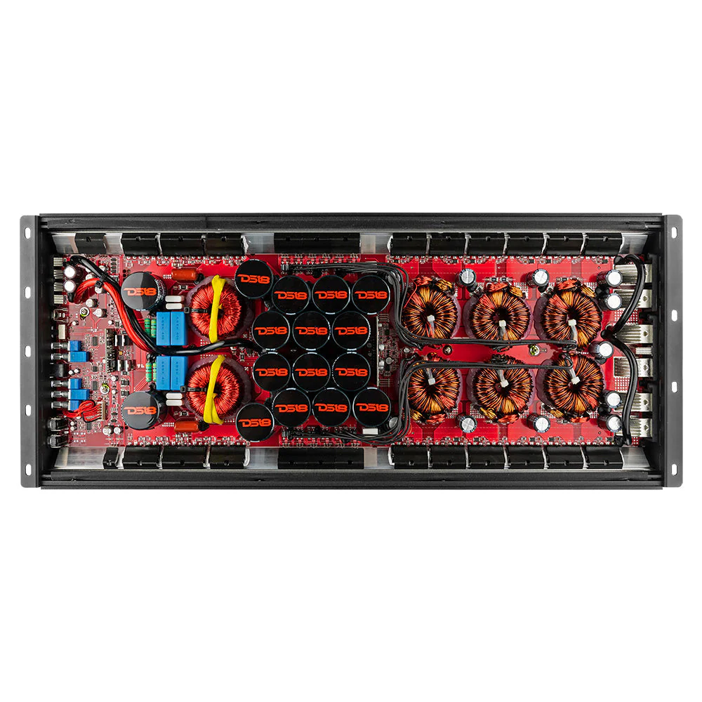 H-KO10 HOOLIGAN KO Black 1-Channel Amplifier with Voltmeter 10000 Watts Rms @ 1-Ohm Made In Korea - Image 8