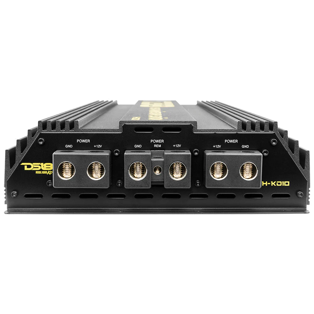 H-KO10/XA HOOLIGAN KO Gold 1-Channel Amplifier with Voltmeter 10000 Watts Rms @ 1-Ohm Made In Korea - Image 4