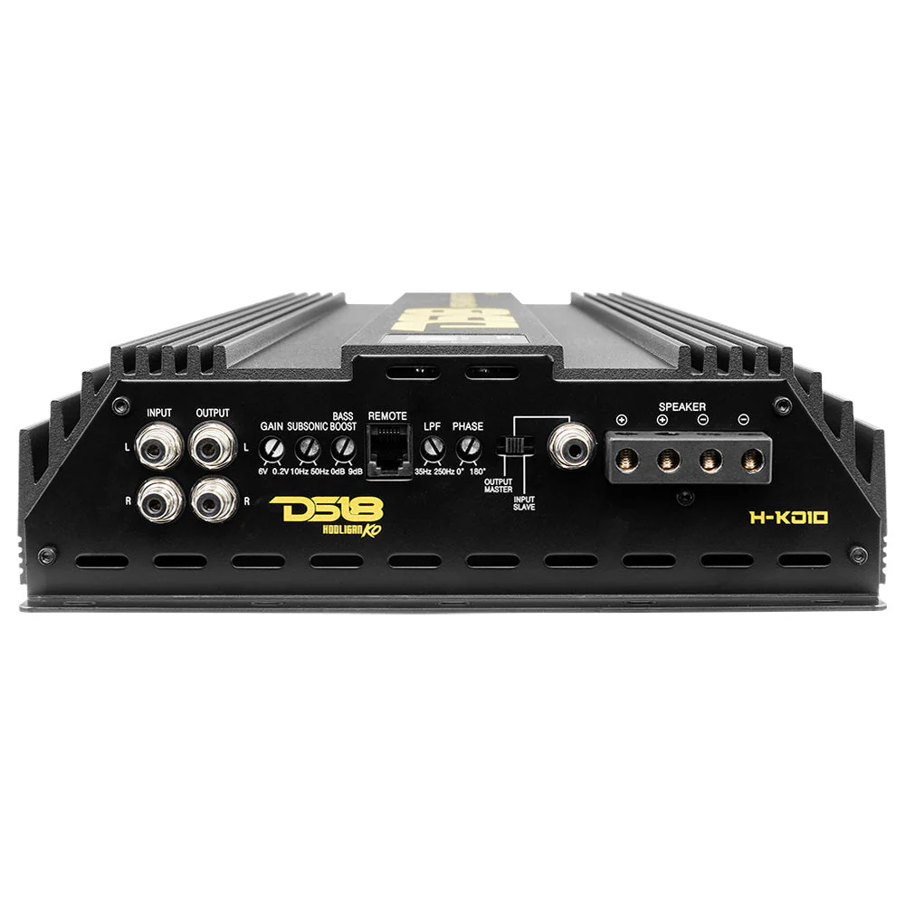 H-KO10/XA HOOLIGAN KO Gold 1-Channel Amplifier with Voltmeter 10000 Watts Rms @ 1-Ohm Made In Korea - Image 5