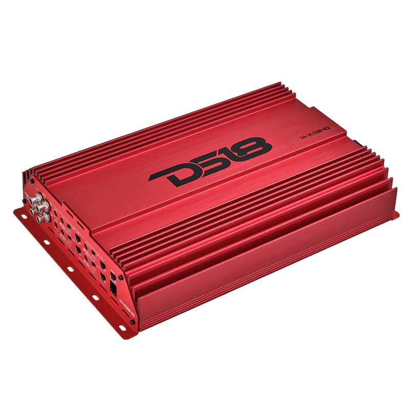 H-KO340/RD HOOLIGAN KO Full Range Class D 4-Channel Amplifier 4 x 300 Watts Rms @ 4-Ohm Made In Korea - Image 6