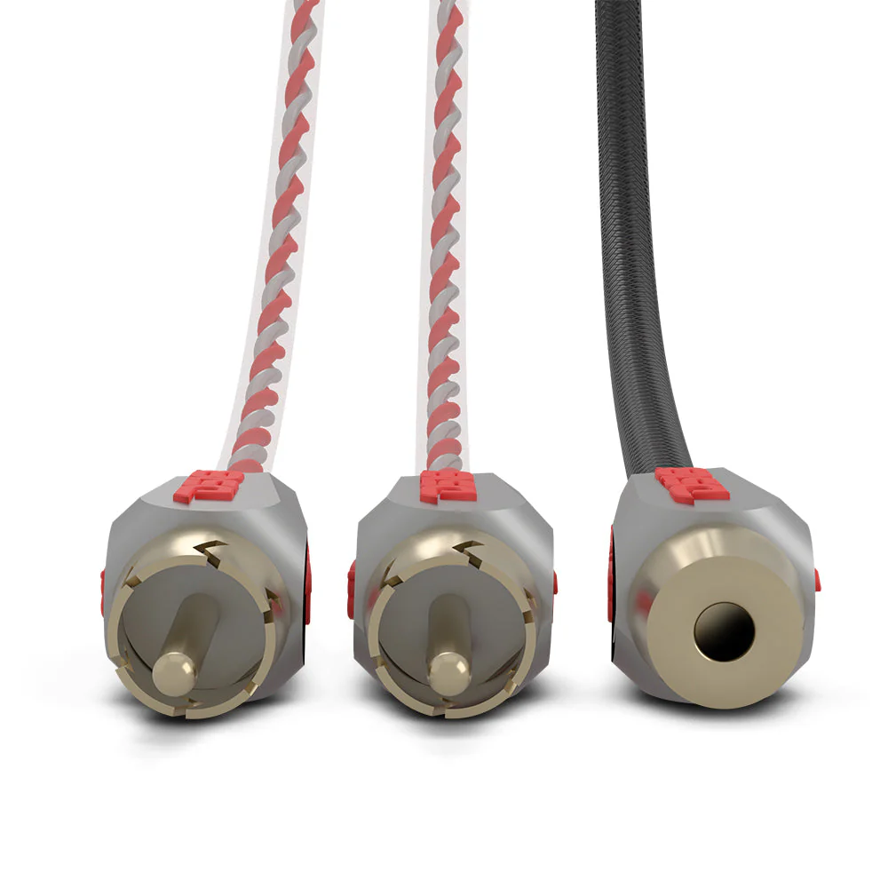 HQRCA-1F2MKIT Level 3 100% OFC RCA Y Connector 2 Female to 1 Male - Image 4