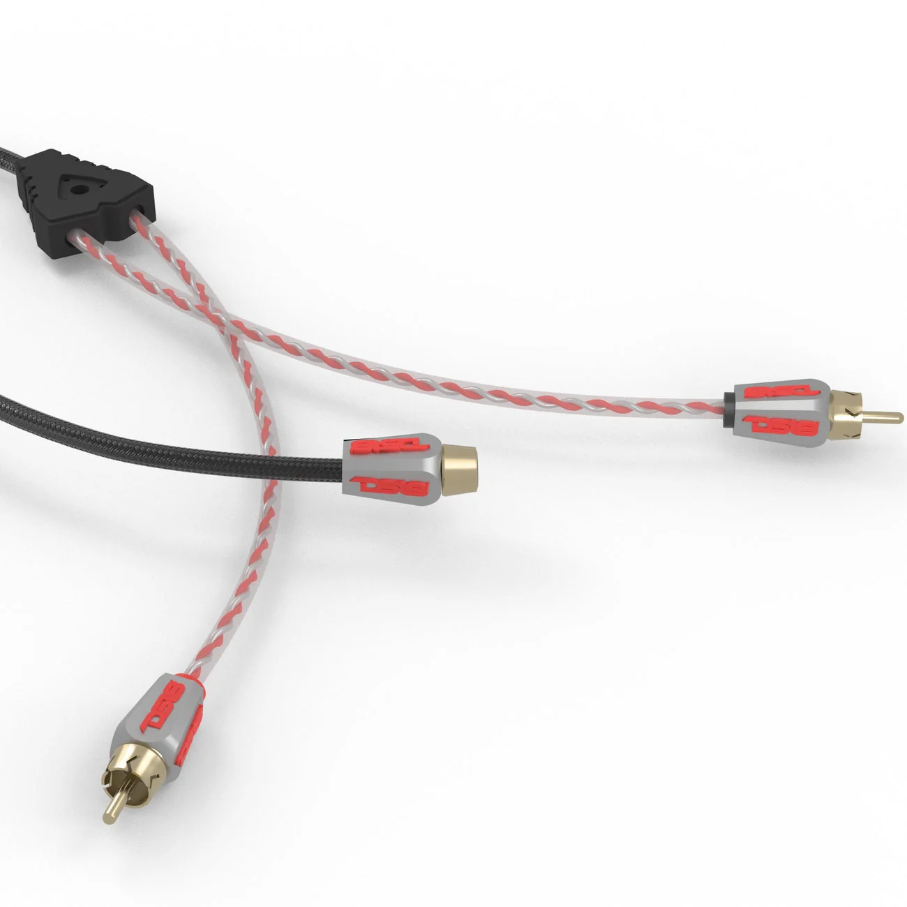 HQRCA-1F2MRD LEVEL 3 100% OFC RCA Y CONNECTOR 1 FEMALE TO 2 MALE - Image 2