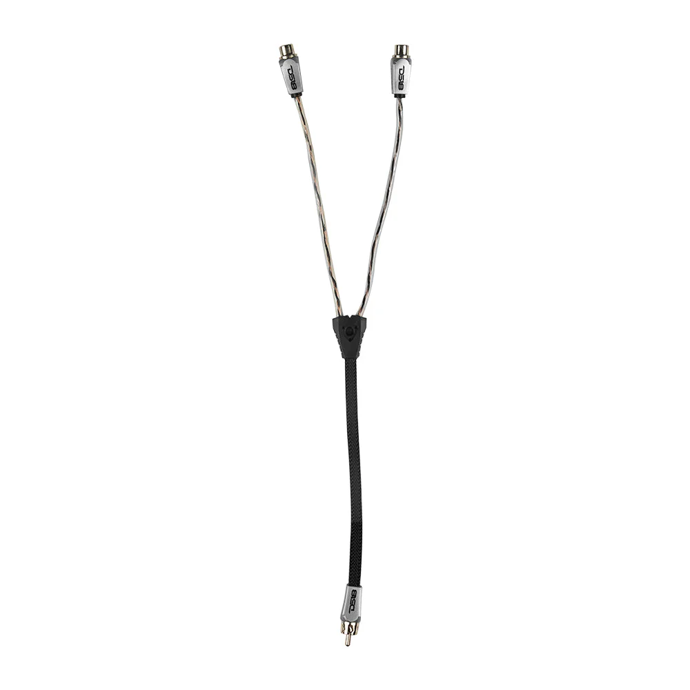 HQRCA-2F1MBK Level 3 100% OFC RCA Y Connector 2 Female to 1 Male - Image 2