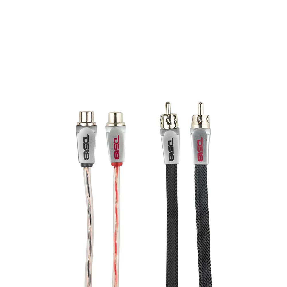 HQRCA-2F1MKIT Level 3 100% OFC RCA Y Connector 2 Female to 1 Male Black + Red Kit - Image 2
