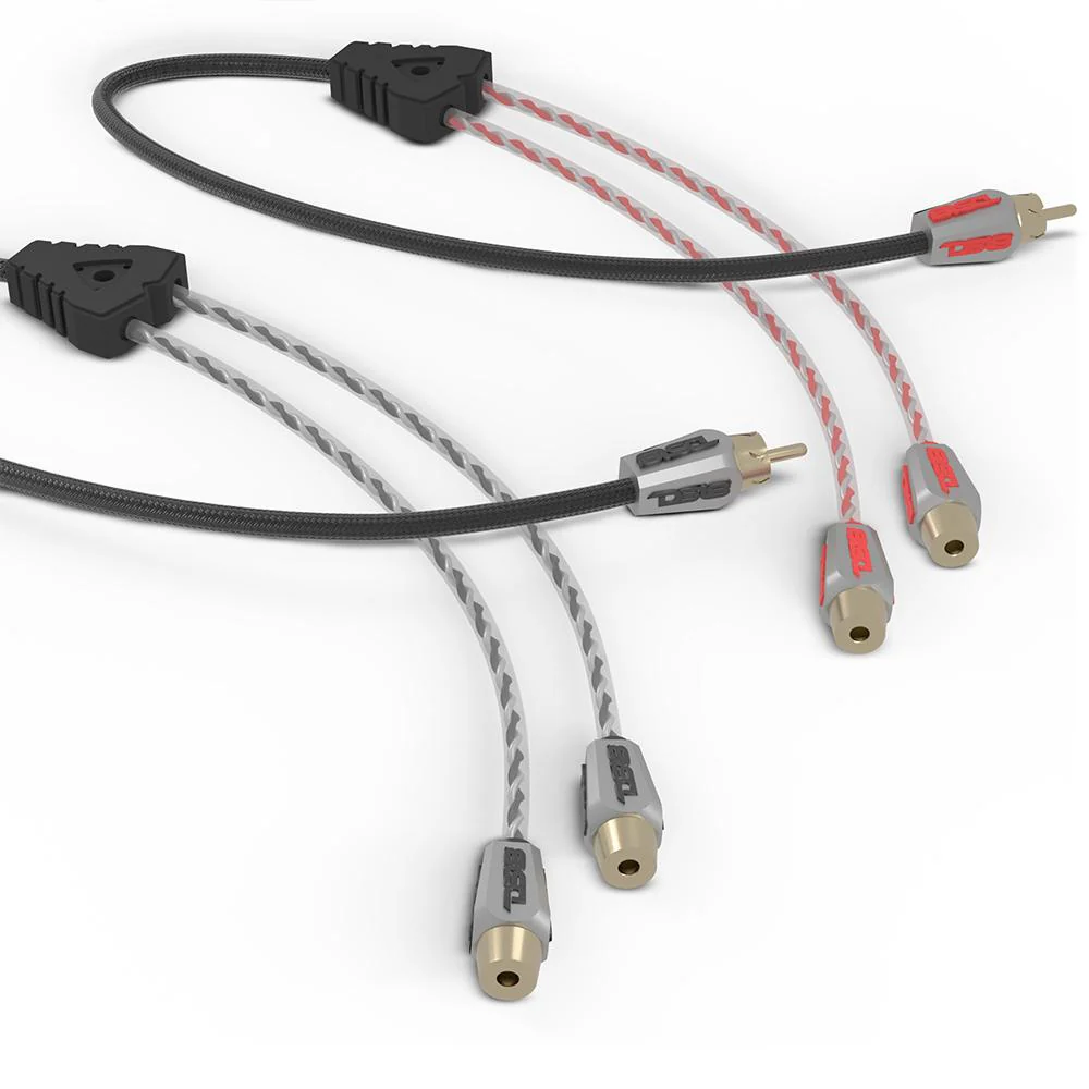 HQRCA-2F1MKIT Level 3 100% OFC RCA Y Connector 2 Female to 1 Male Black + Red Kit - Image 3