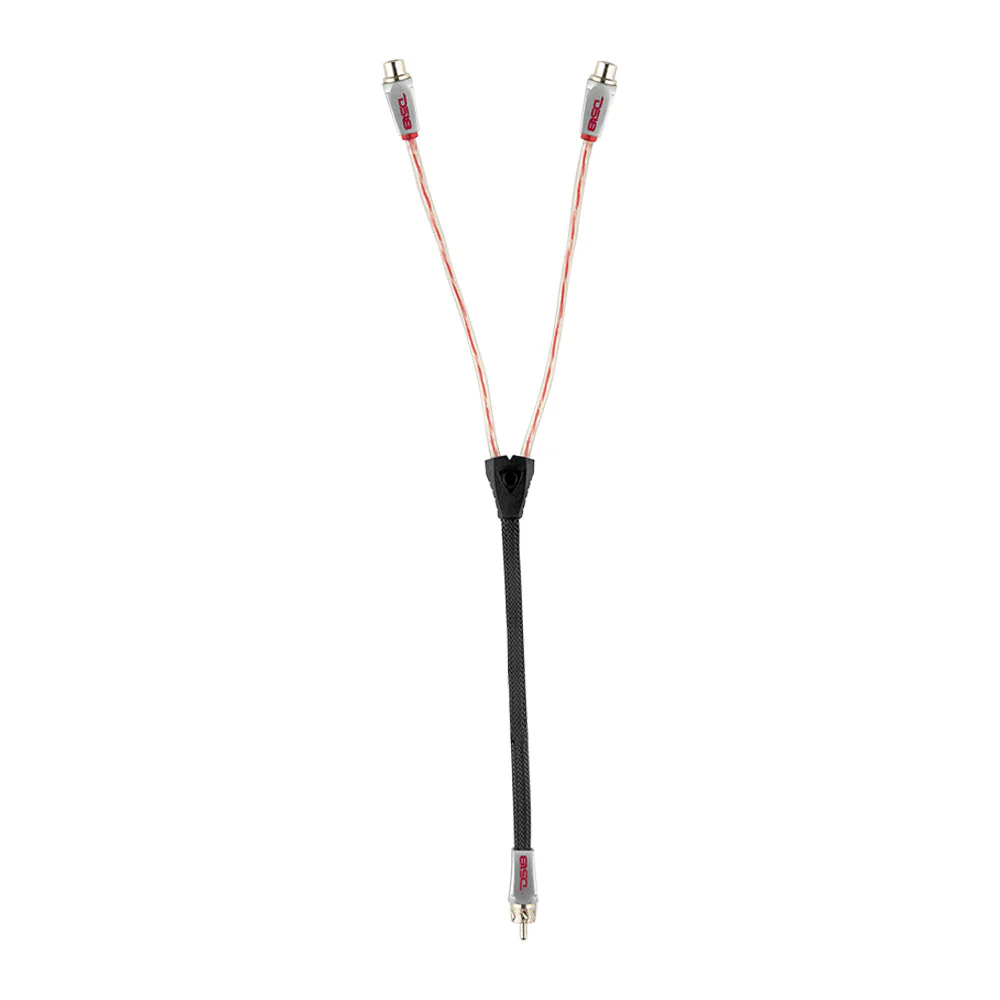 HQRCA-2F1MRD Level 3 100% OFC RCA Y Connector 2 Female to 1 Male - Image 2