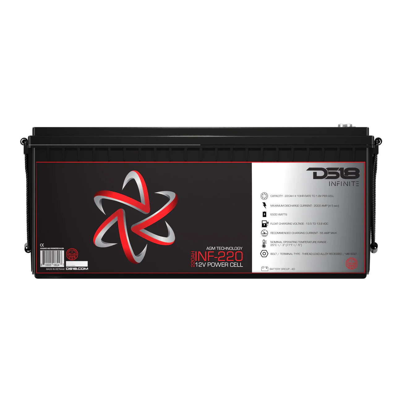 INF-220AH INFINITE 6500 Watts 220 AH AGM Power Cell - Image 4