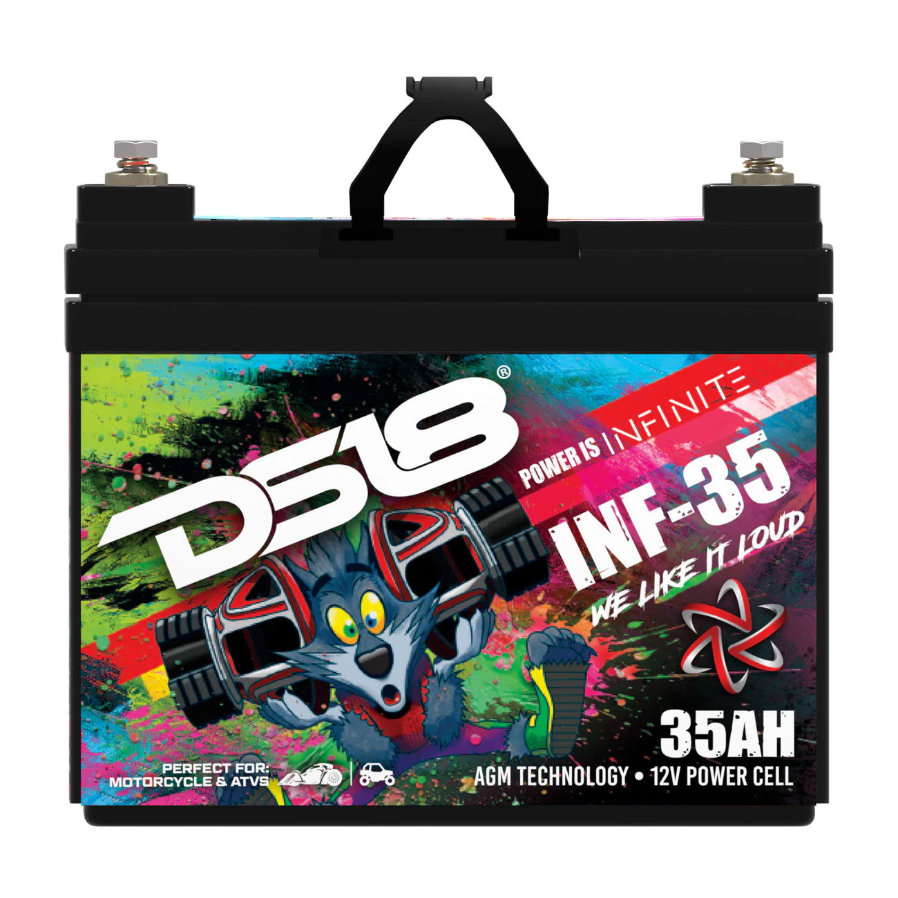 INF-35AH INFINITE 35 AH 1250 Watts AGM Power Cell 12 Volt Battery - Image 3