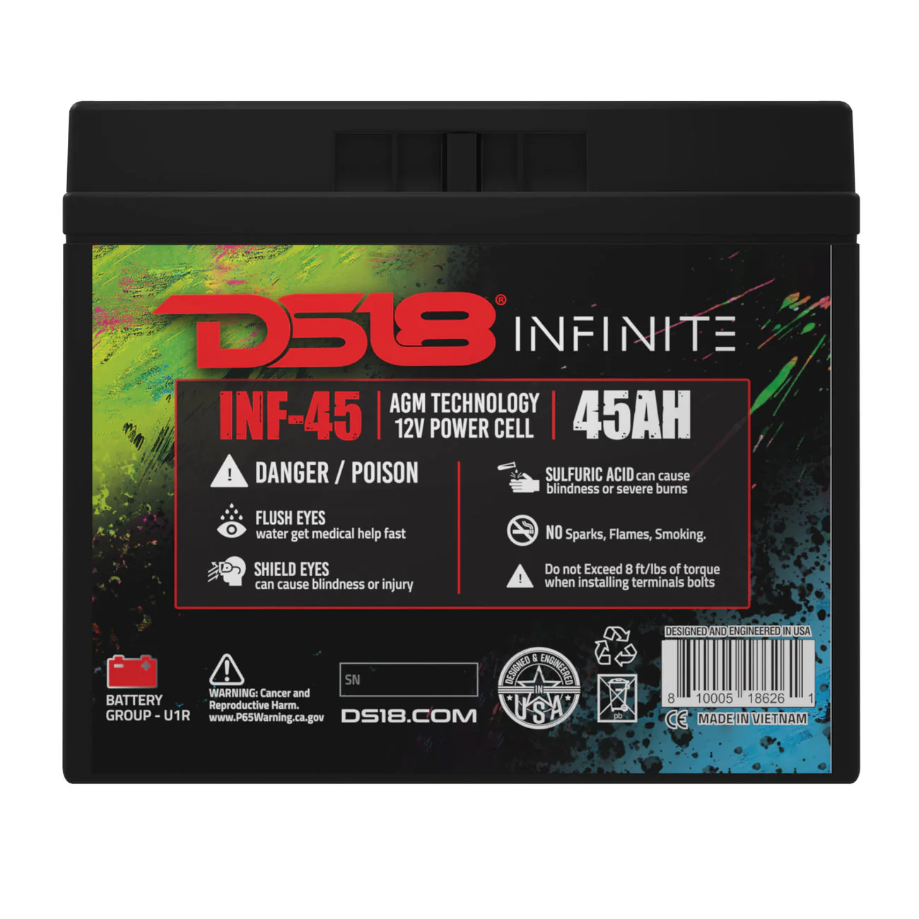 INF-45AH INFINITE 45 AH AGM Power Cell Battery - Image 6