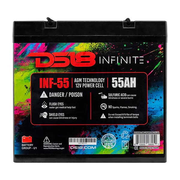 INF-55 DS18 INFINITE 1750 Watts 55 AH AGM Power Cell - Image 5