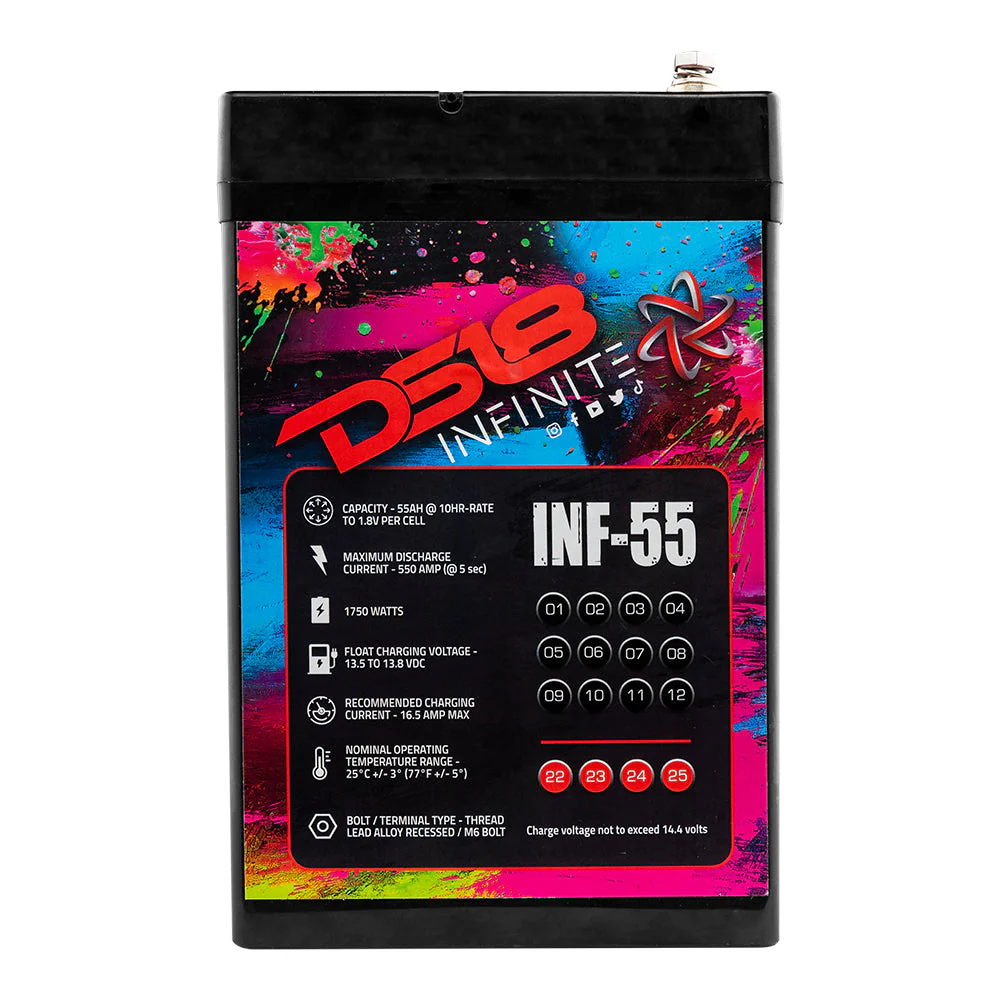 INF-55AH INFINITE 55 AH AGM Power Cell Battery - Image 5