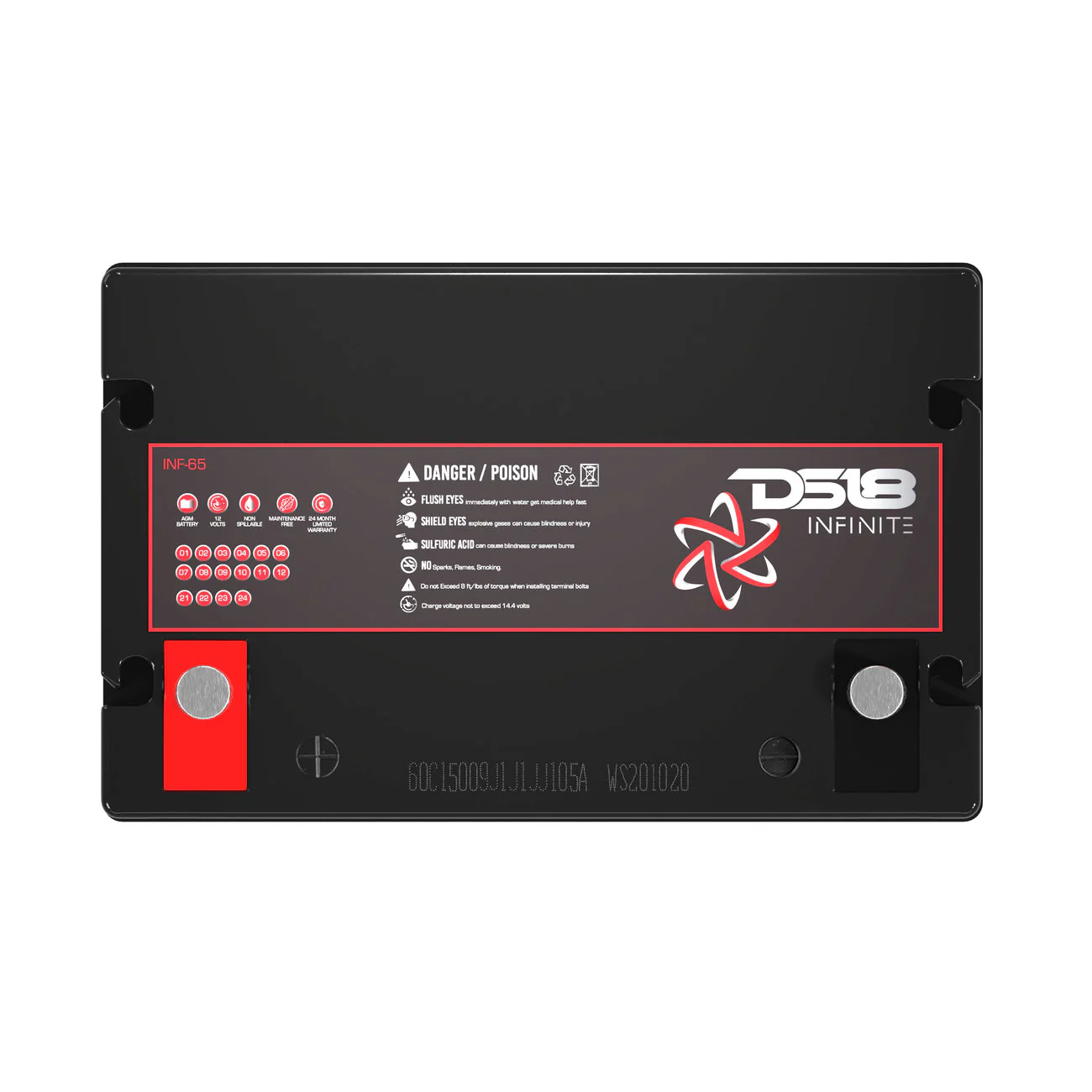 INF-65AH INFINITE 2000 Watts 65 AH AGM Power Cell - Image 5