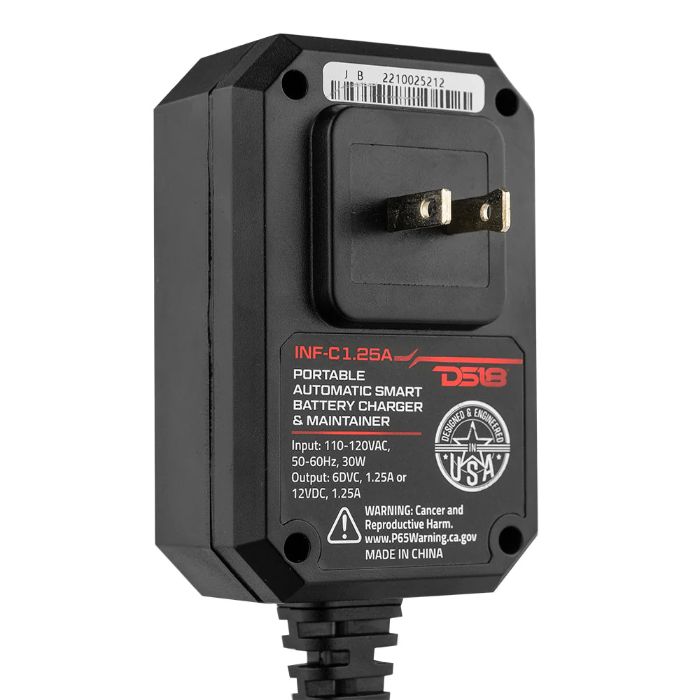 INF-C1.25A Automatic Smart Car AGM Battery Charger - Image 4