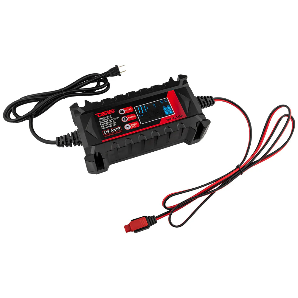 INF-C15A Automatic Smart Lithium and AGM Car Battery Charger &amp; Maintainer - Image 2